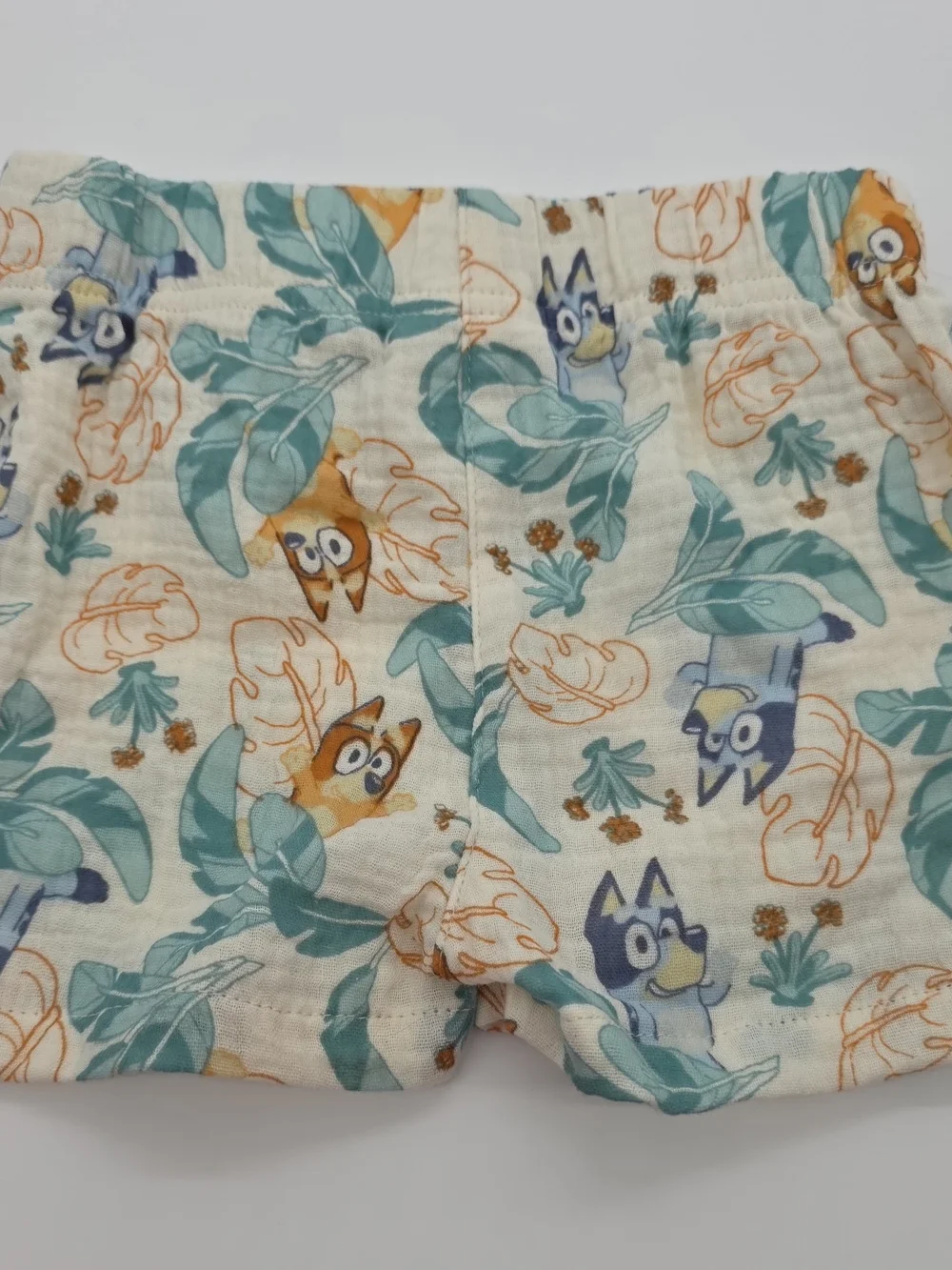 NWT Bluey Baby Boys 2 Piece Outfit Set Shirt Shorts 100% Cotton 3-6M